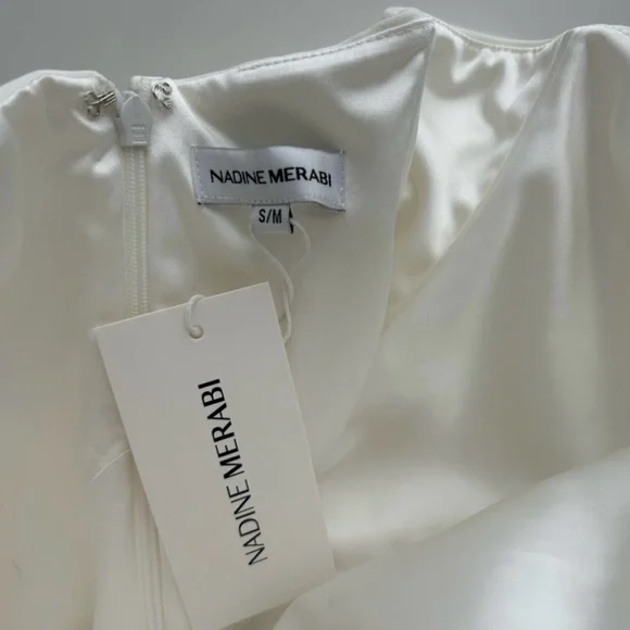 NADINE MERABI White Mini Dress - Picture 12 of 16